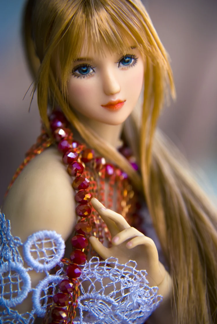 1/6 женский аксессуар для головы OB027 Девочка Розовая Афина Qi Liuhai резная бледная/цвета загара модель для 1" фигурка тела