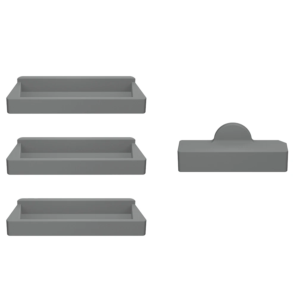 

4PCS/Set Small Handle Accessories Cap Silicone Cover Dustproof Plug Wear Resistant Drone Body Spared Soft Battery Charging Port