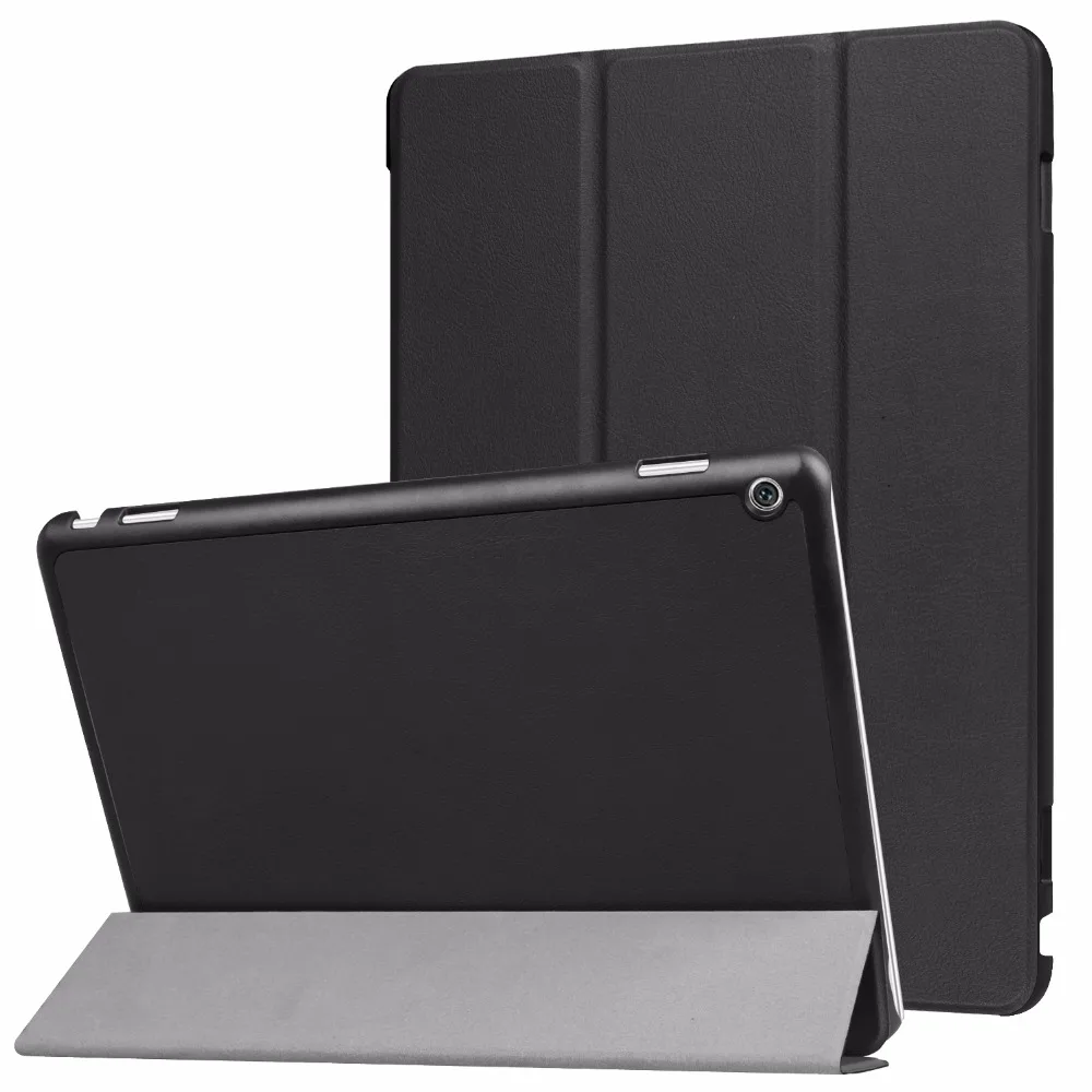 

Ultra Thin Slim Magnetic Folio Stand Leather Case Smart Cover For Huawei MediaPad M3 lite 10 / Youth Edition 10.1 BAH-W09/AL00