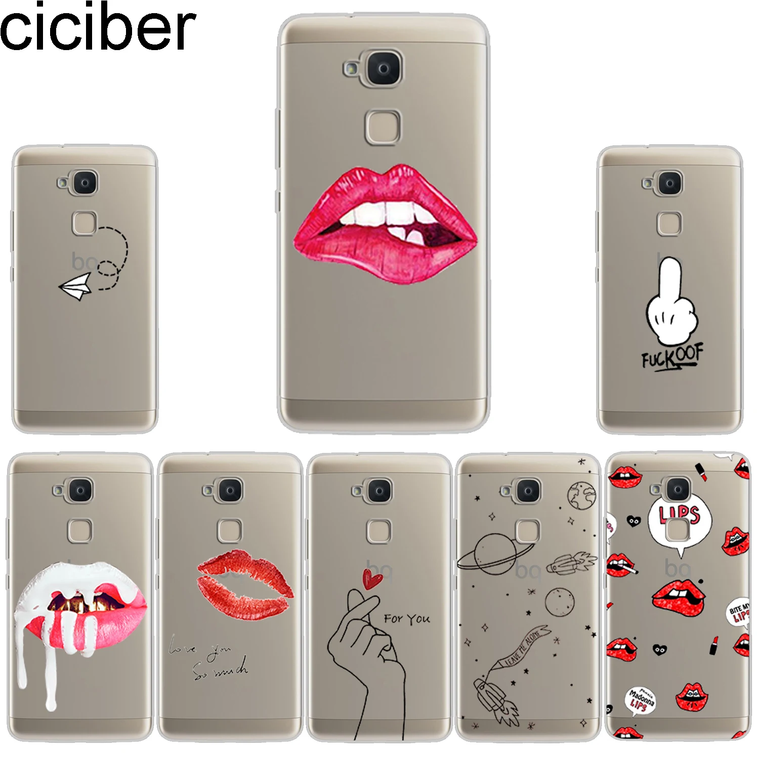 

ciciber Phone Case for BQ Aquaris X2 X Pro V VS U U2 Lite Plus Soft TPU Back Cover for Aquaris E5s 4.5 M5 M5.5 4.5 X5 Funda