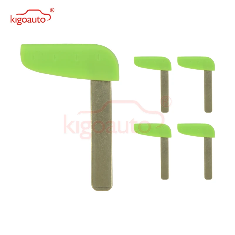 

Kigoauto 5pcs Smart key blade green for Renault Laguna