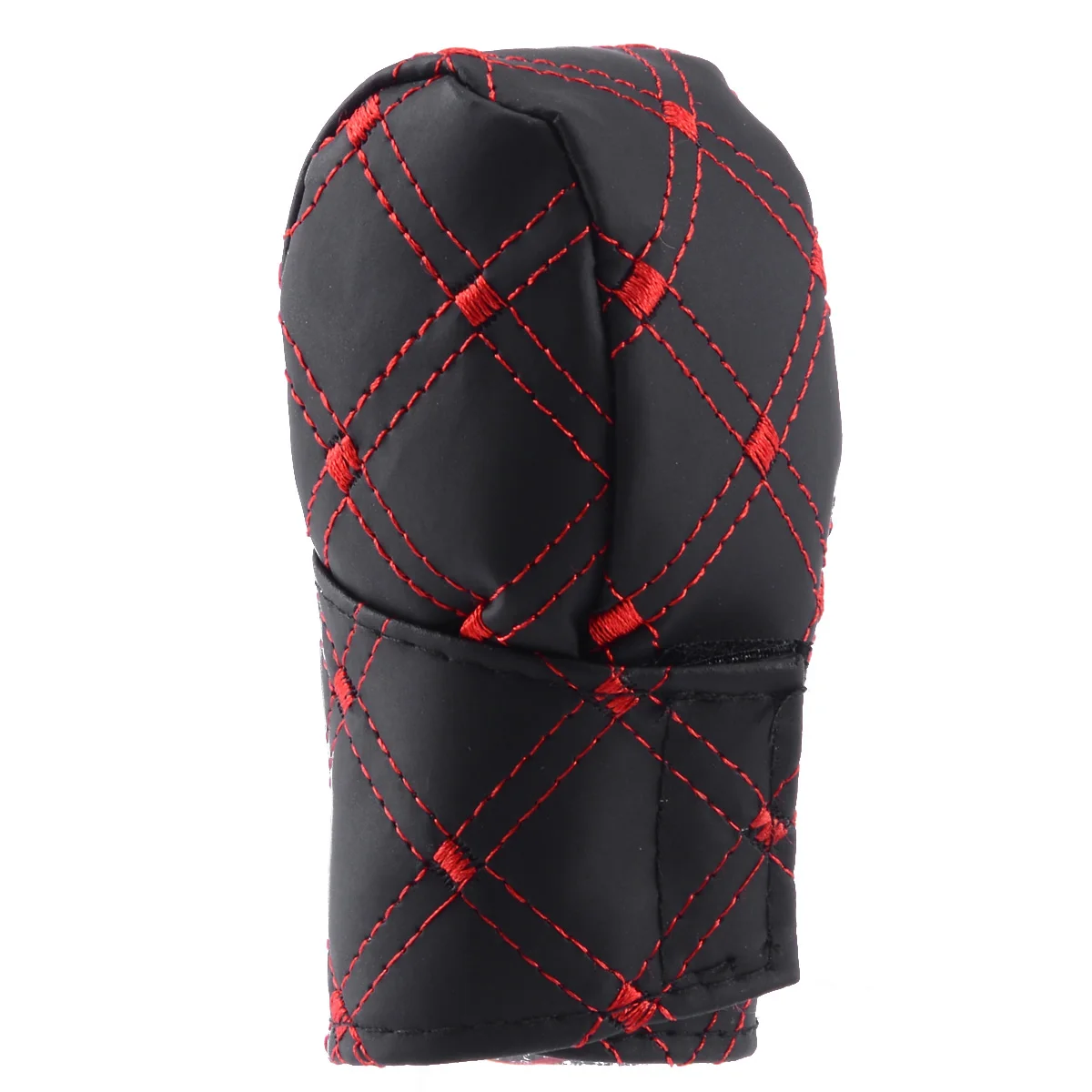 Universal 2Pcs/set Red Car Faux Leather Gear Shift Knob Car Hand Brake Cover Sleeves Hot Sales