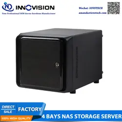 Стоковая заводская цена-ITX Hot Swap 4 Bays NAS Cloud Storege IPFS сервер