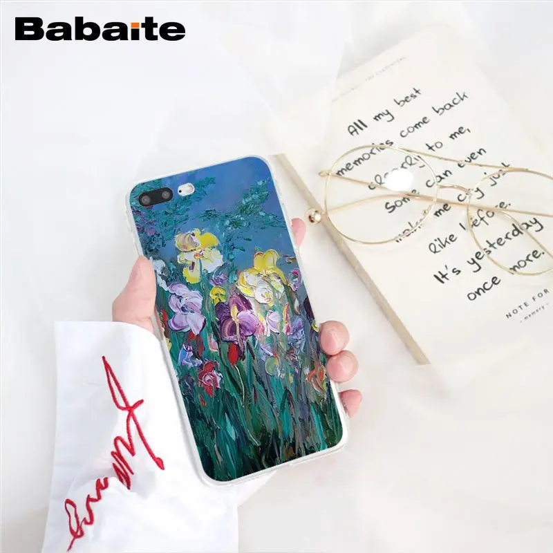 Babaite Клода Мона картина маслом Подсолнух чехол для телефона для iphone 11 Pro 11Pro Max X XS MAX 6 6s 7 7plus 8 8Plus 5 5S SE XR - Цвет: A10