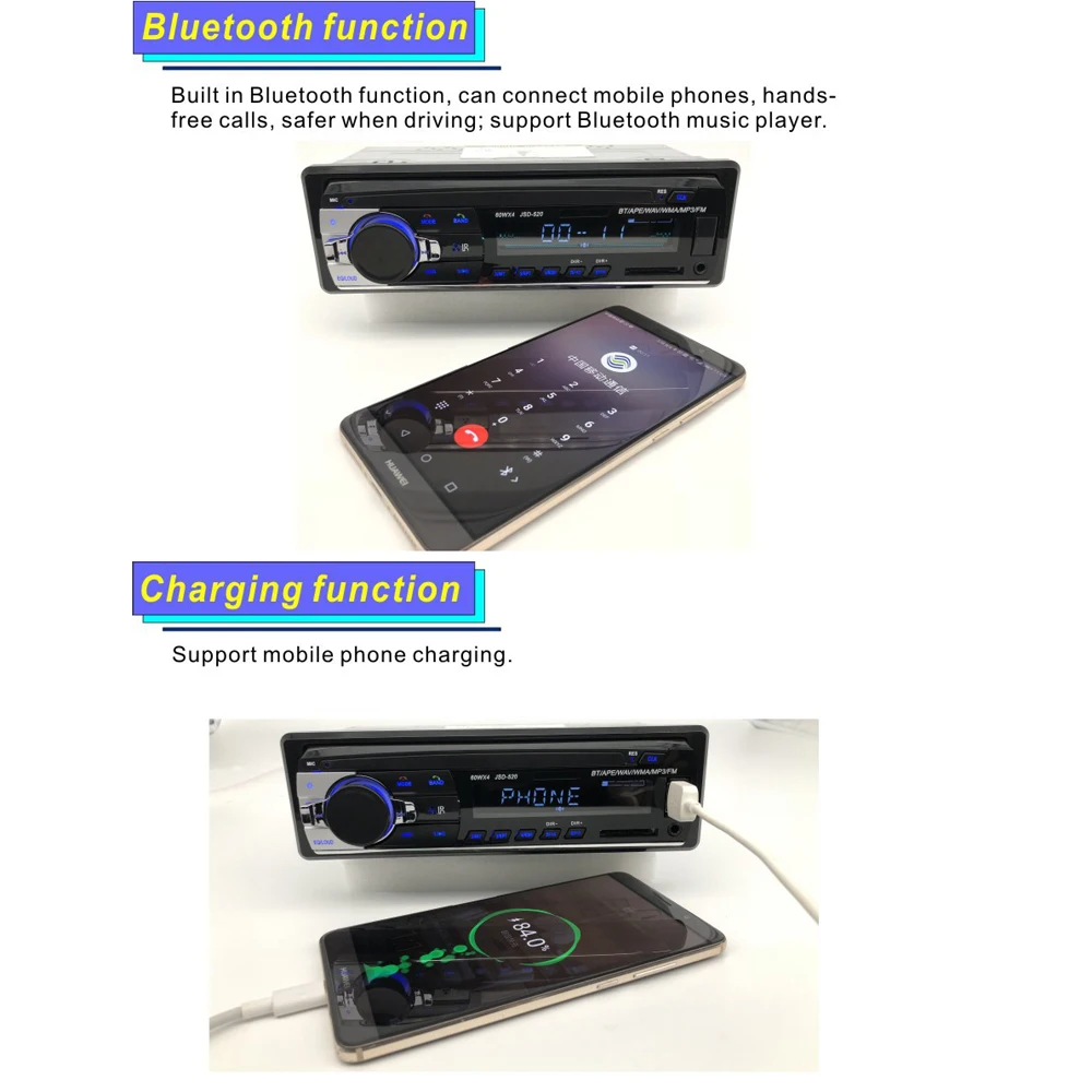Авторадио 1 Din Bluetooth радио SD MP3 плеер Кош автомагнитолы Estereo Poste Para Авто аудио стерео Карро Samochodowe Automotivo