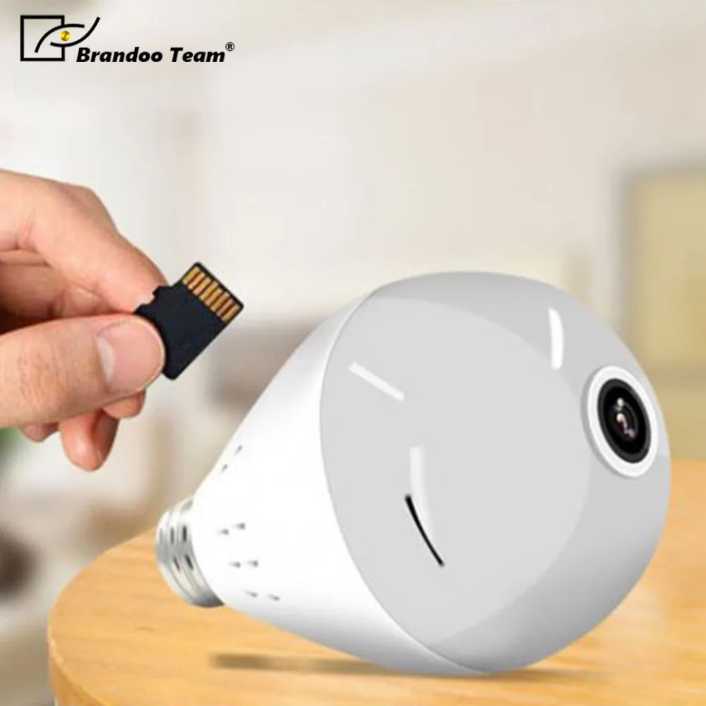 

360 Camera Security CCTV Mini Wireless IP Lamp Cameras Panoramic Bulb 960P 1080P Network Wifi cam
