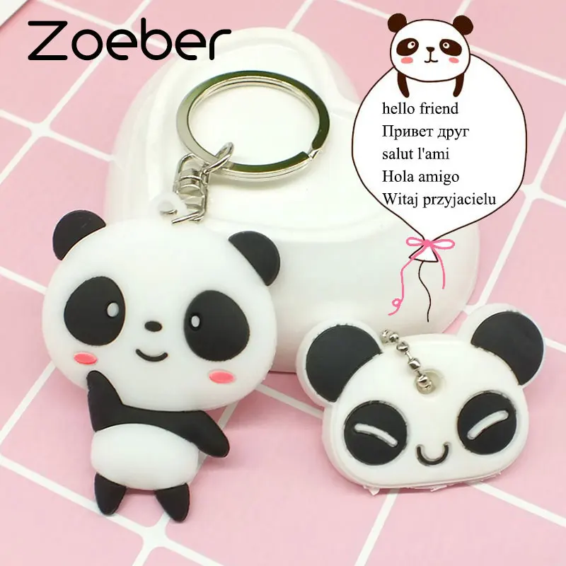 Details about   Panda Keychains Kung Fu Cute Anime Keyring Cartoon Face Present Keychain 