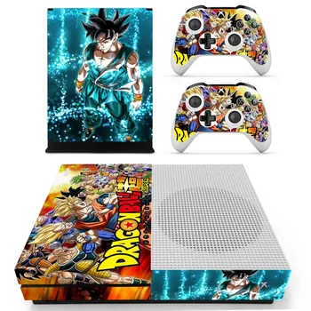 

Dragon Ball Super Z Goku Vegeta Skin Sticker Decal For Xbox One S Console and Controllers for Xbox One Slim Skin Stickers Vinyl