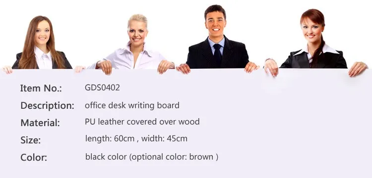 PITEBO кожаный офисный стол файл зажим для бумаги для рисования и письма доска для записи планшет черный