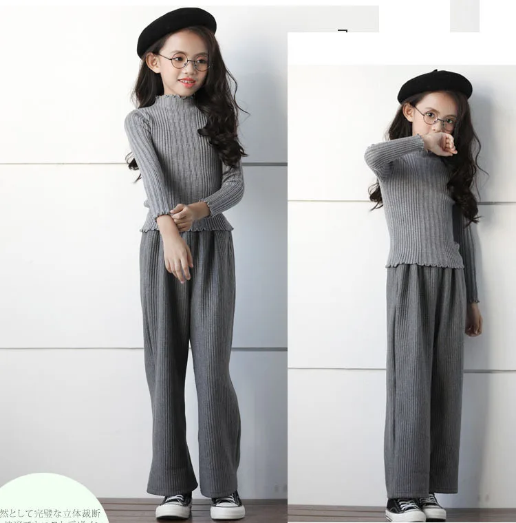 Back To School Clothing Autumn Winter Big Girl Pants Teenage Trousers Straight Kids Pants For Girls Mother And Daughter Clothes  5 7 9  4 6 8 9 10 11 12 13 14 1 5 16  years  little teen  cotton pants for kids (9).jpg