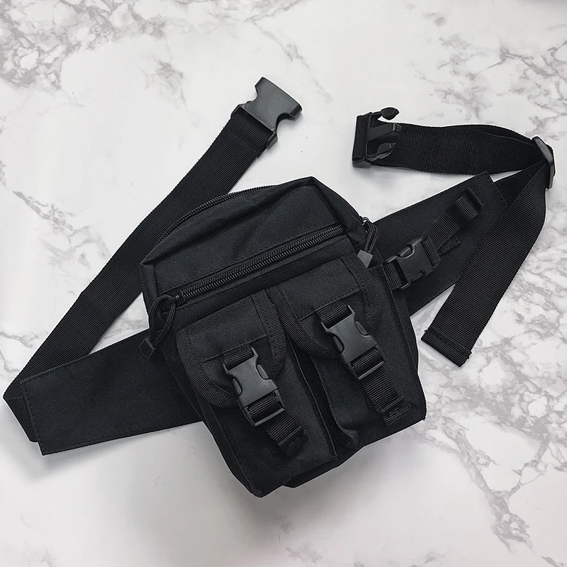 Hiphop Tactical Waist Bag Waterproof Oxford Molle Men Women Fanny Pack Fashion Chest Bag Men Crossbody Bags Military Waist Pack