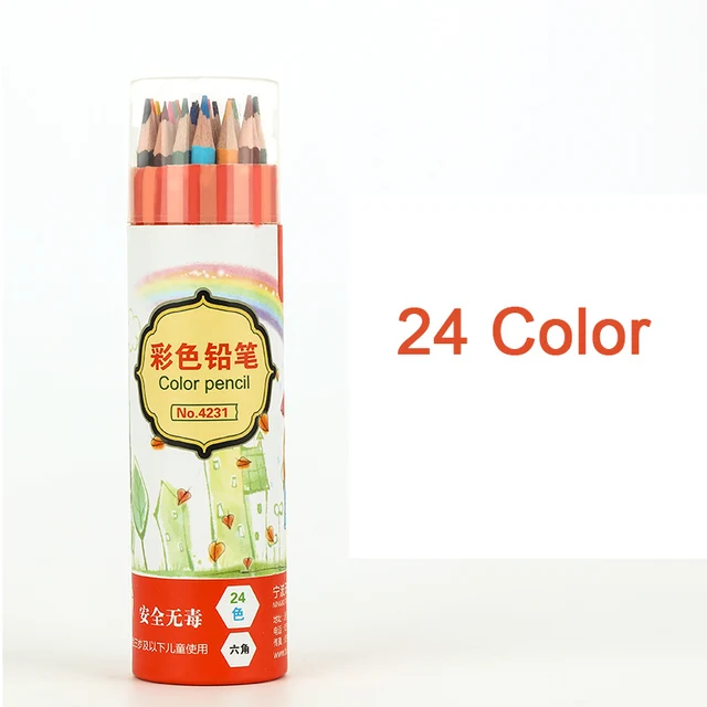 36 Colour Colored Pencil School Professional Color Pencil Set Kids