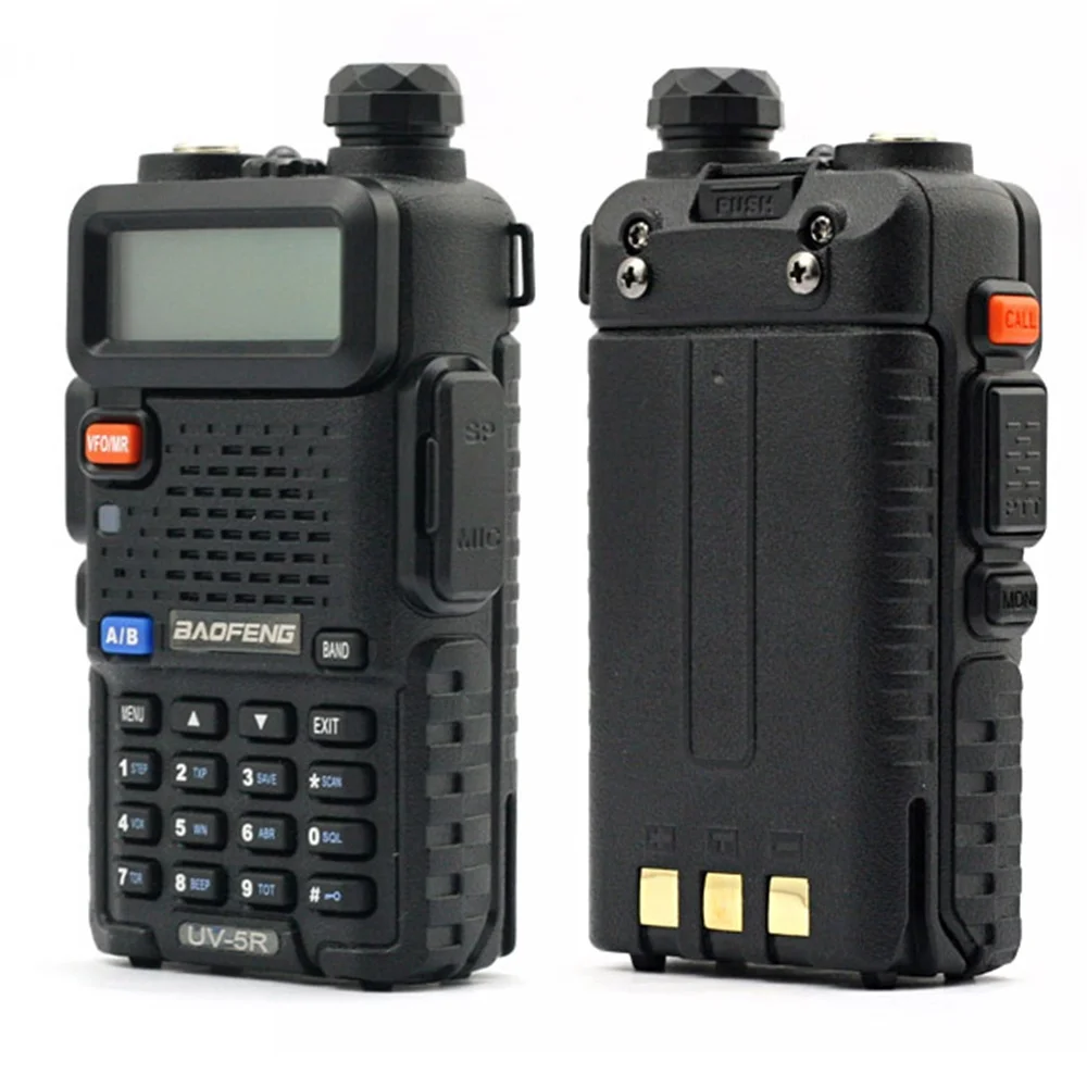 Baofeng UV-5R 136-174/400-520 МГц рация 5 Вт UHF и VHF Двухдиапазонный портативный Радиоприемник uv5r