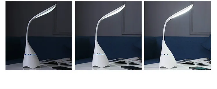 BUYBAY светодиодный настольный светильник для защиты глаз, настольная лампа с usb-зарядкой, Bluethooth, динамик, светодиодный светильник для чтения, бесступенчатый светильник с затемнением