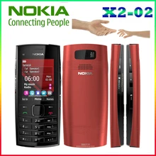 X2-02 Оригинальный Nokia Телефон Symbian OS X2-02 мобильный телефон мода сотовые телефоны Бесплатная доставка