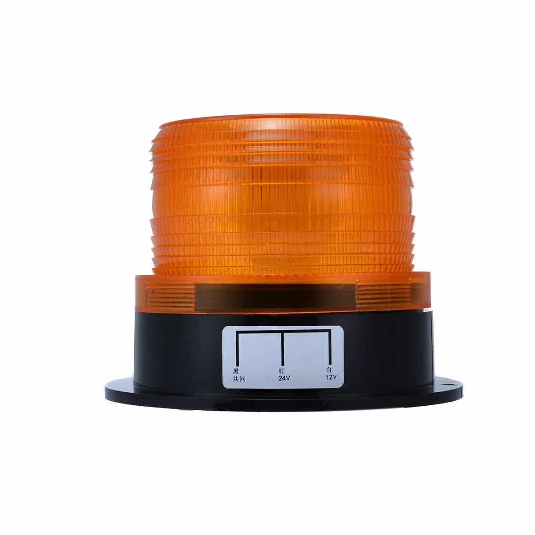 High Quality Amber Car LED Flashing Strobe Light Automobile Auto Beacon Emergency Warning Lamp DC 12V-24V