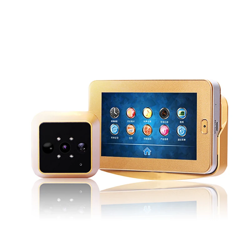 

4.3 inch Special Touch Screen PIR Motion detection Video Voice Recording Door Peephole Viewer Night Vision Wired Door Viewer