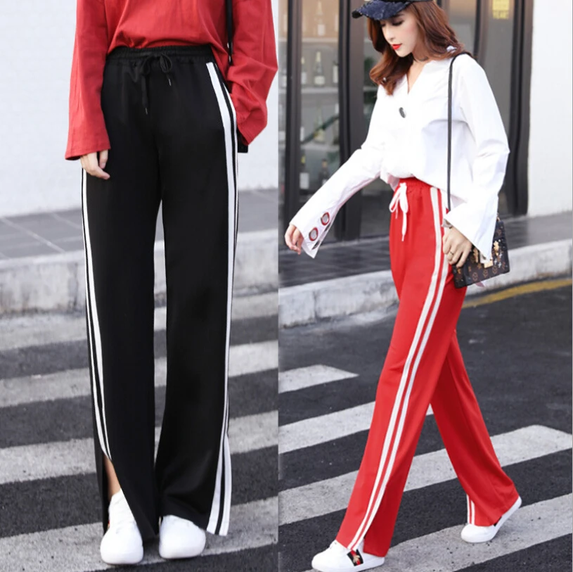Sweatpants hipster Sweat Pants Femme autumn new harem-pants harajuku casual wide-leg trousers 2018 women streetwear sportswear