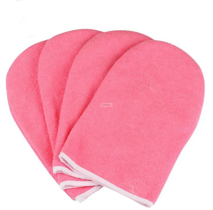 

1pair Wax Protect Gloves Paraffin Wax Mini SPA Cotton Mittens Protection Nail Hand Glove for Warm Wax Heater