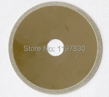 1 шт. высококачественный гальванический Алмазный тонкий режущий диск для резки боулинга агата 100 мм Диаметр отверстия 20 мм толщина 0,6 мм
