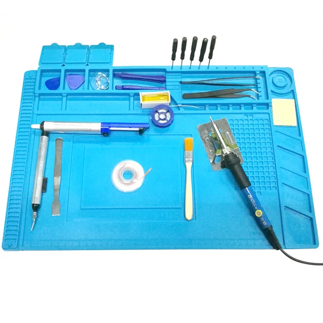 Heat resistant Soldering Mat Silicone Heat Gun BGA Soldering Station