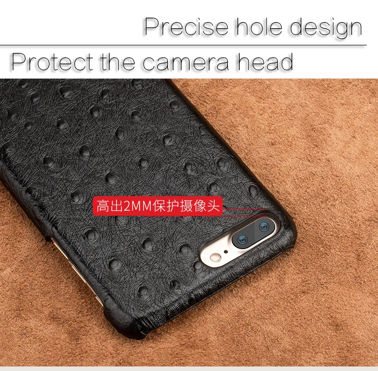 Чехол для телефона из натуральной воловьей кожи для iphone 11 11 pro Max SE 5 7 8 6 6s plus Страусиная зернистая крышка для iphone xr x xs max роскошный