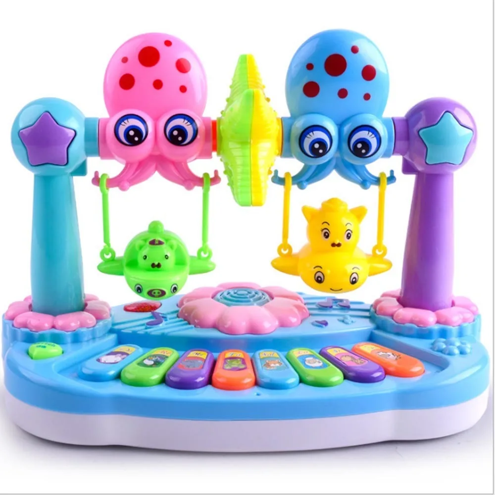 

Cartoon Baby Piano Musical Toys for Children Kids Musical Educational Piano Developmental Baby Toy Toys