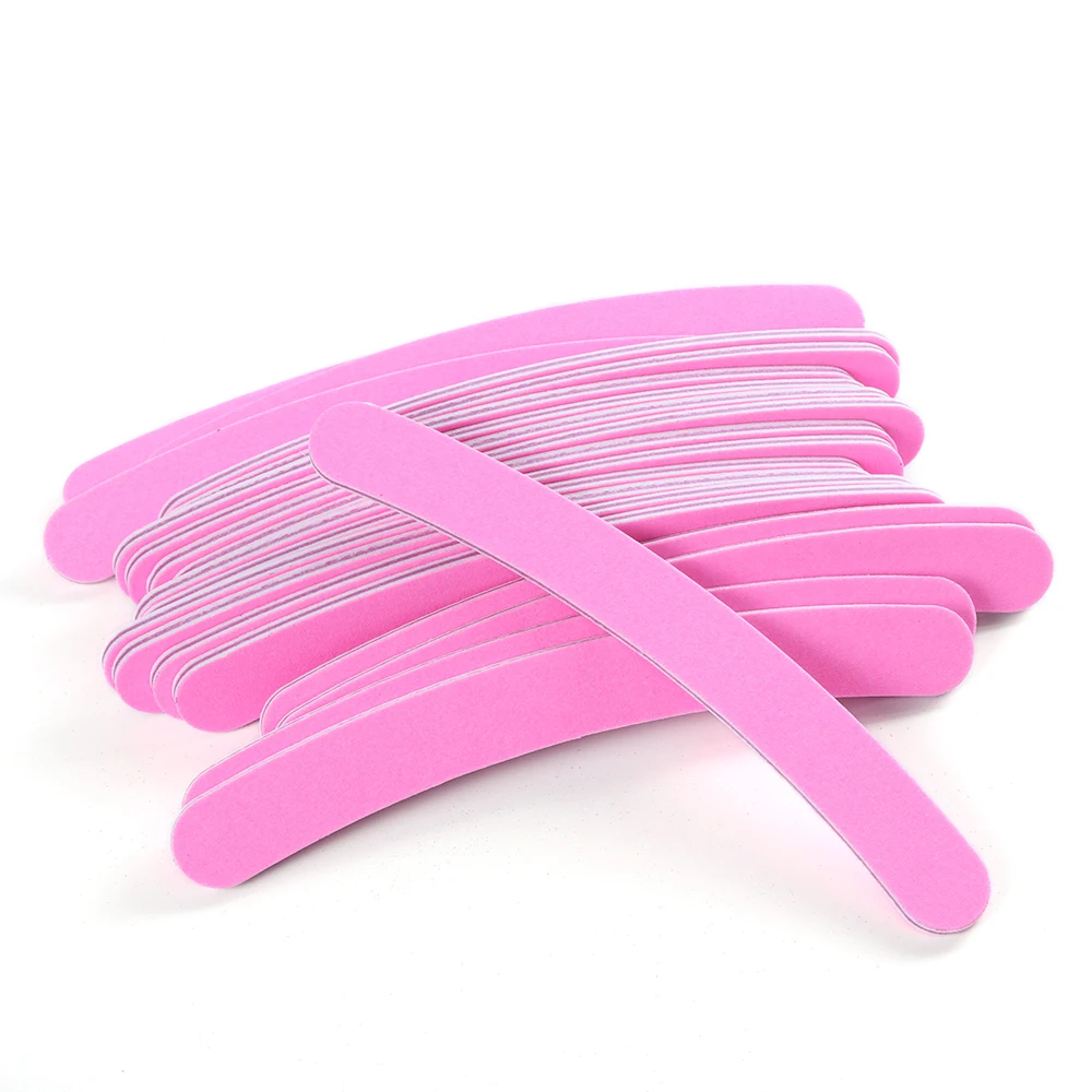 Полный Красота 5 шт./компл. ярко-розовая профессиональная Пилочки для ногтей буферный блок для маникюра Лак для ногтей файл инструменты аксессуары CH852