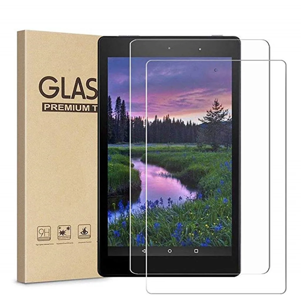 Для Amazon Kindle Fire HD 8 Real 2.5D 0,3 мм Защитная пленка для экрана из закаленного стекла Защита от УФ-излучения Защита от царапин