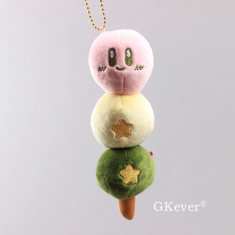 Супер кавайная плюшевая подвеска Kirby с брелоком мини мягкие куклы 3 шт./лот