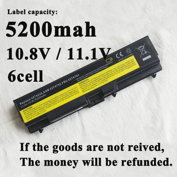 

6 cell battery for Lenovo Edge 14" T410i L400 L500 E520 42T4751 42T4752 42T4885 42T4886 42T4708 42T4709 42T4710 51J0499