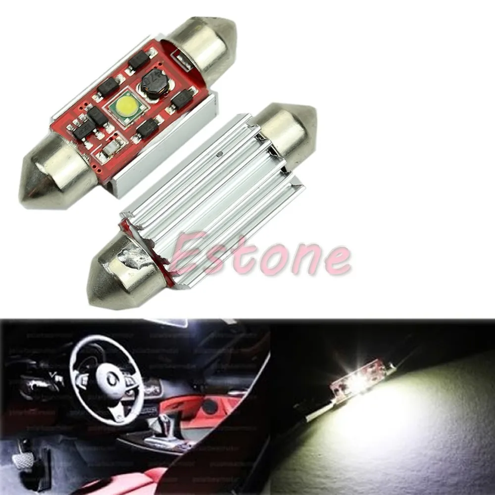 

Headlight 1PC 39MM 7W LED Indication Canbus Dome Festoon Signal light New