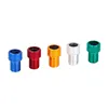 Bicycle 4PCS Anodized Alloy Bicycle Valve Adaptor Presta to Schrader Changeover F/V A/V Nozzle Convertor for Cycling Pumping ► Photo 2/6