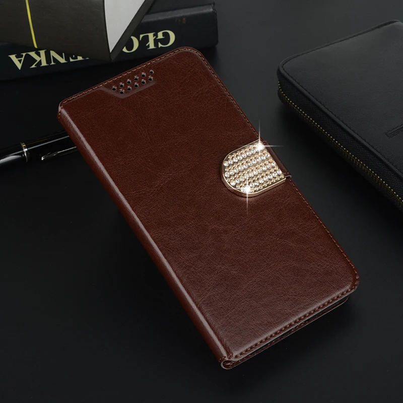 Coque Flip Case for Motorola Moto E5 Plus Leather Wallet Phone Case Pouch Skin KickStand Back Cover for Motorola E5 Play/E5 - Цвет: Brown Do