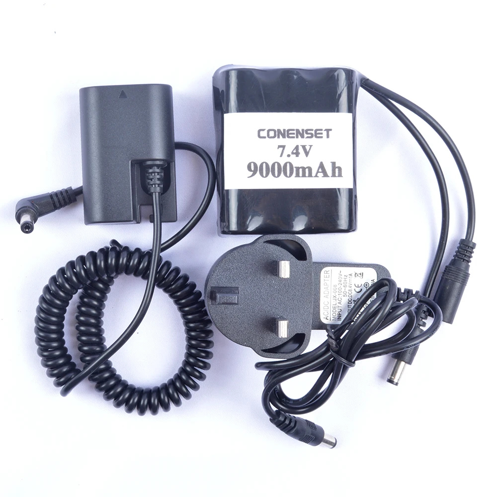 UK Plug pack AC-E6N ACK-E6 адаптер питания переменного тока для Canon EOS 6D 7D 5D Mark II III IV 60D 60Da 70D 5DSR камера LP-E6N муляж батареи - Цвет: UK Plug pack