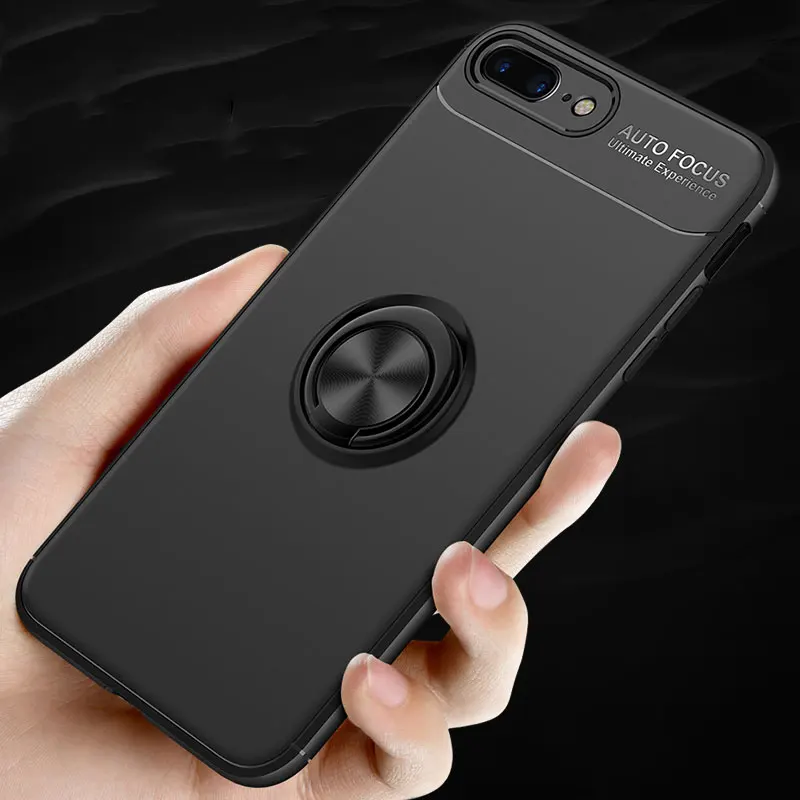 Case For iPhone 8 8Plus 7 7Plus Kickstand Phone Silicone Cover 6 6s 6Plus X Soft ipone s Coque Shell Capa Funda |