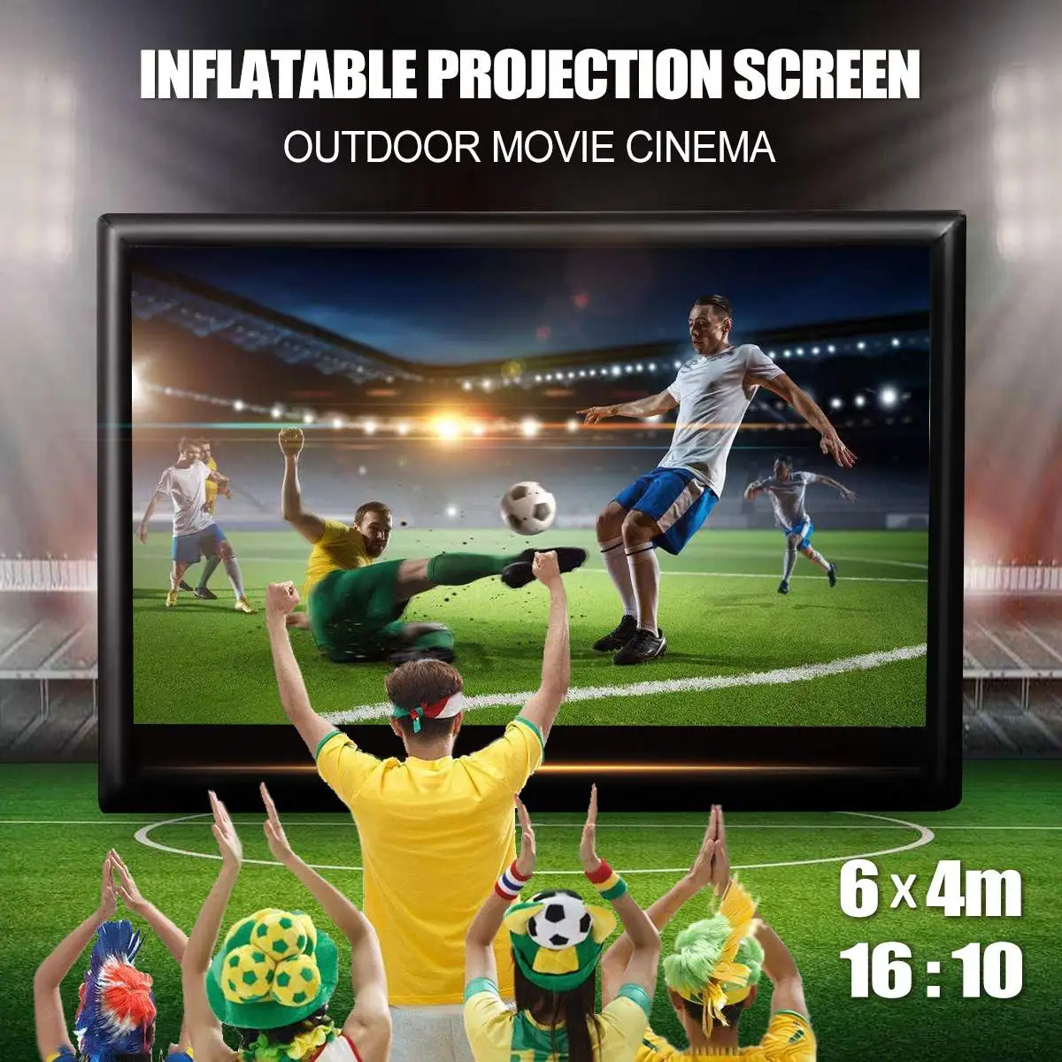 

6x4M Portable 370W Electric Air Fan Blower Pump Inflatable Screen Jump Castles Tent Industrial Air Blower Pump
