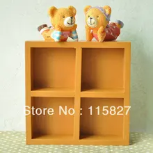 Минимальный заказ$20(смешанные предметы) 2 шт./лот деревянный Настольный Органайзер 4 блока деревянный поднос для хранения деревянная доска украшение дома