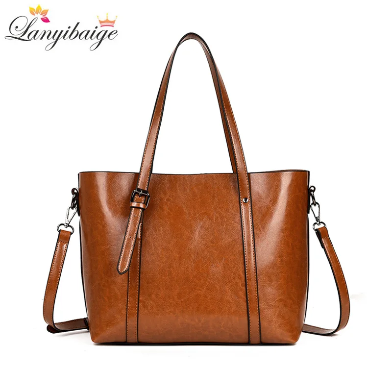 

LANYIBAIGE New Luxury Handbags Women Bags Designer High Quality Leather Big Capacity Women Shoulder Bag Top-Handle Bags Sac