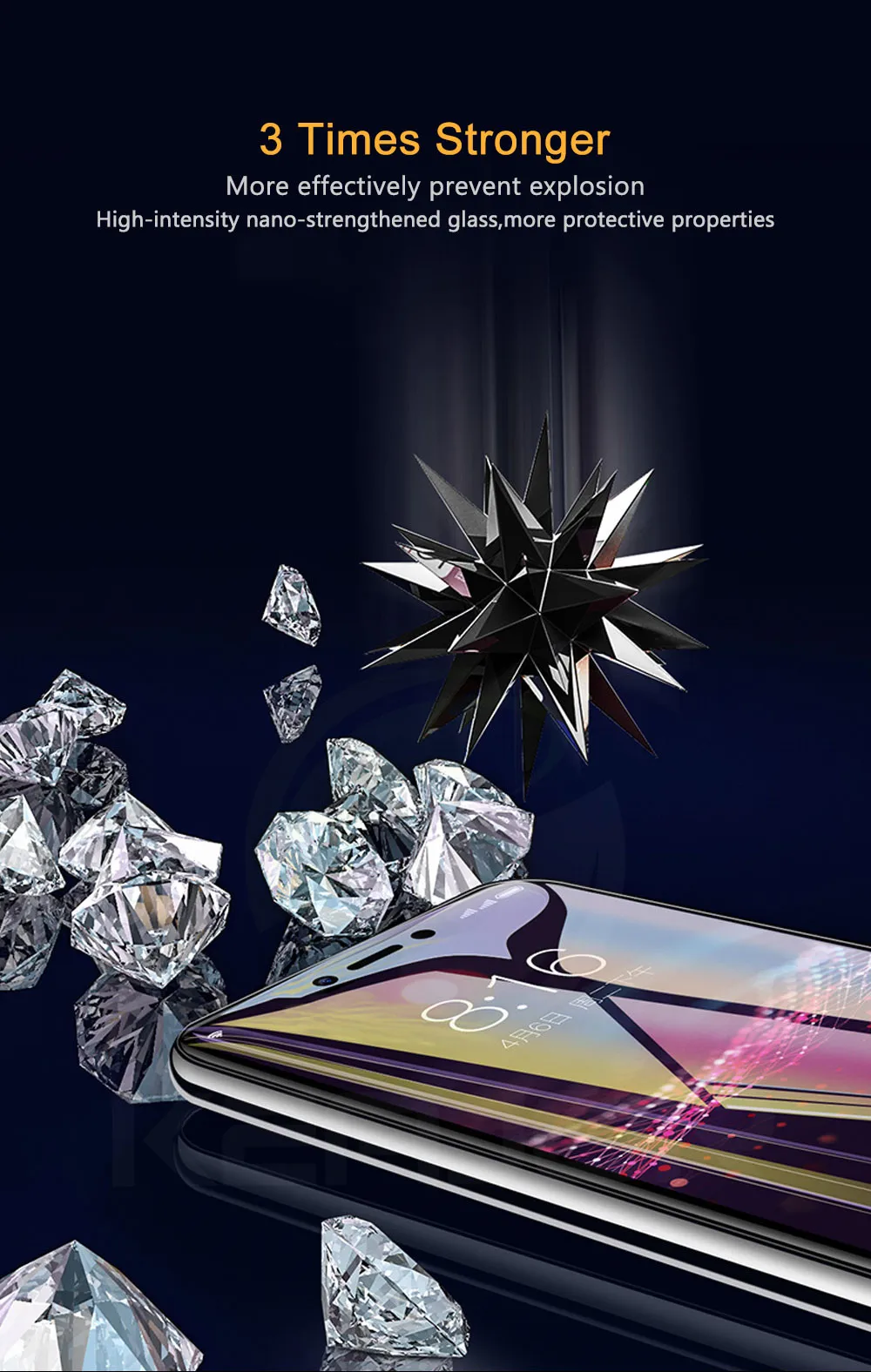 Для huawei honor play, закаленное стекло, полное покрытие, защитная пленка, тонкая, Pantalla для honor play, закаленное стекло 3D 9 H, новинка