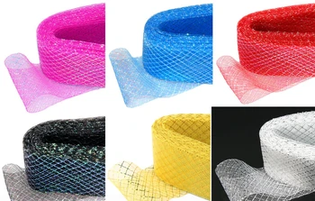 

70mm Soft Boning flexible Dance Dress Crin braid Trimming Fascinator