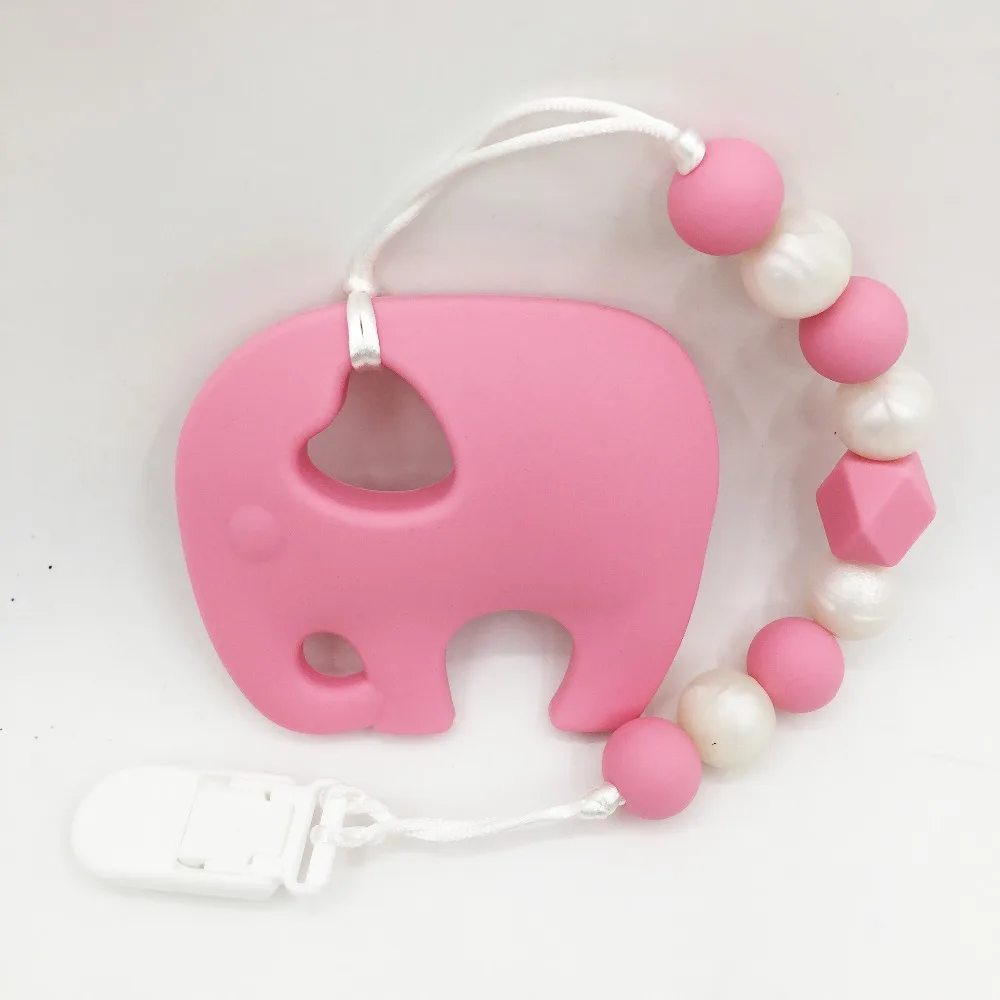 Large Elephant Pacifier Silicone teething toys Cute Baby Teething Toy