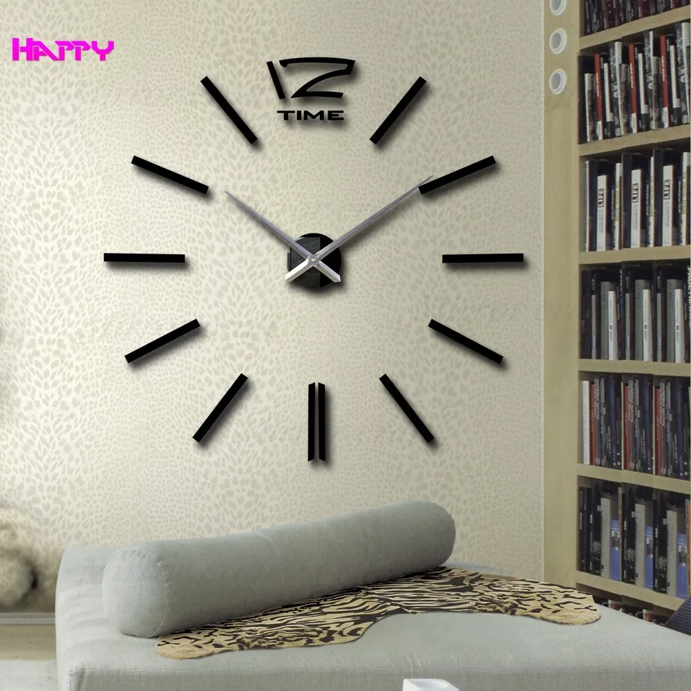 DIY Clock настенные 3d часы боль