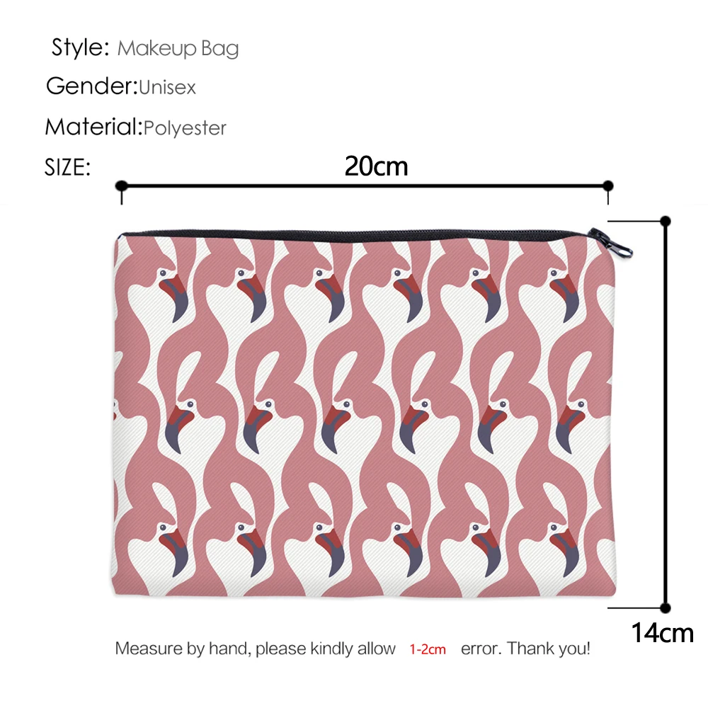 Deanfun Фламинго косметички 3D печатных моды органайзер для Для женщин Макияж хранения дропшиппинг 85036