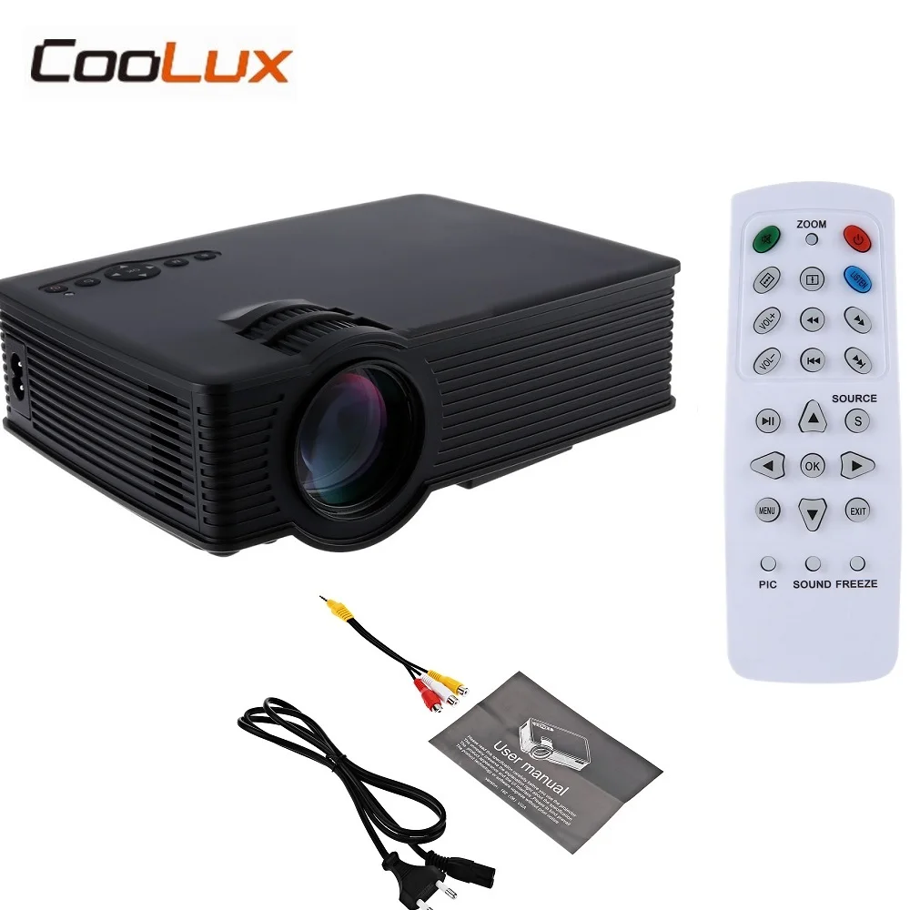 Coolux GP9 GP 9 Mini LCD Projector 800x480pixels Support 1080P 2000