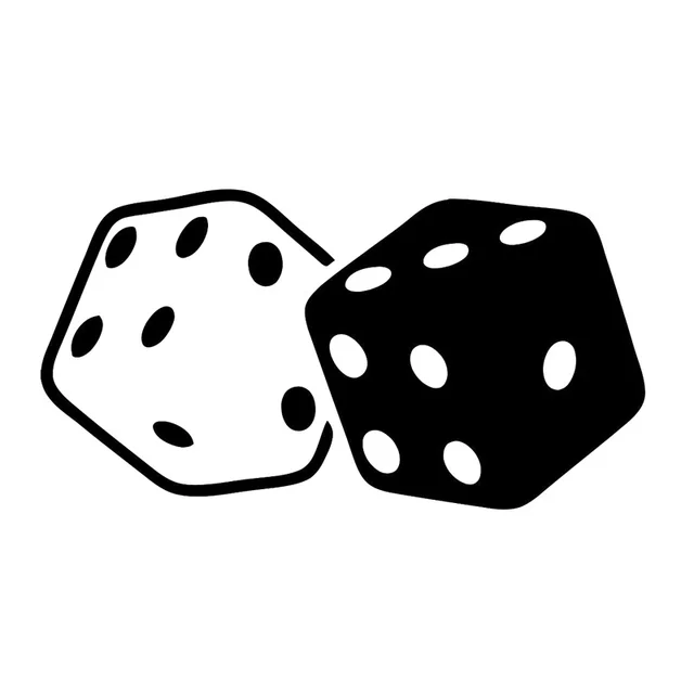 18.2cm*9.7cm Cubes Dice Decor Car Accessories Stickers Vinyl Decals