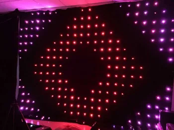 

Flexible Party Wedding P12cm LED Vision Curtain 3x4 With CE