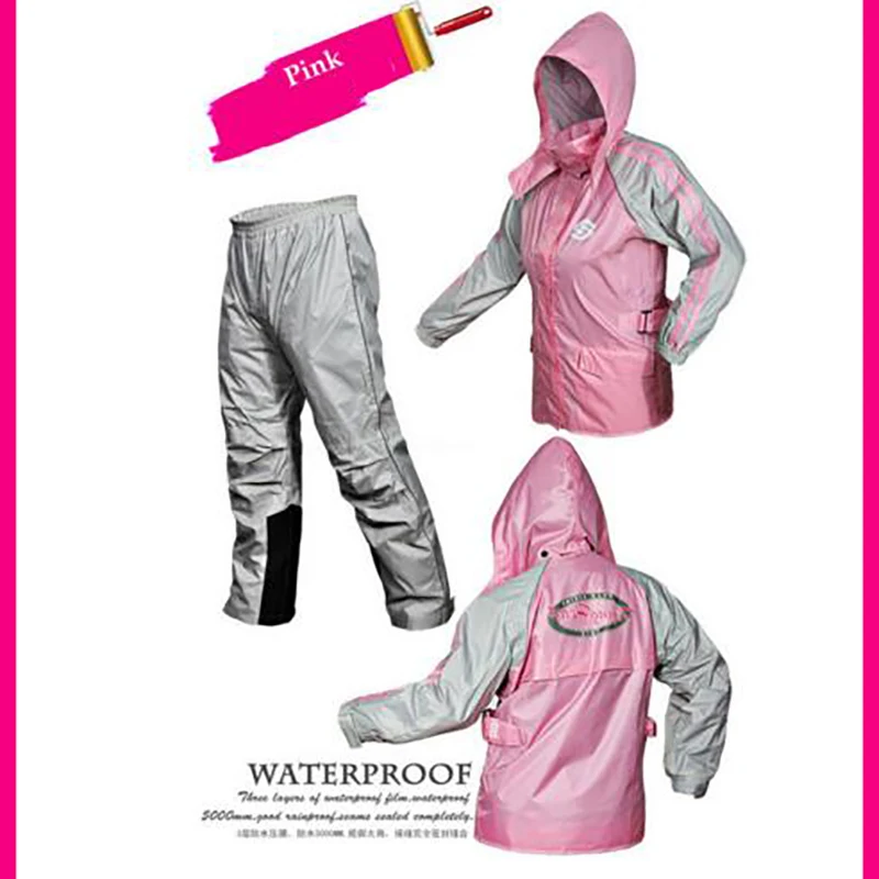 Бренд полюс Мода Спорт на открытом воздухе плащи, комплект: пальто+ брюки для девочек карманы на молнии водоотталкивающий дождевик, защищающий от рыбалки Для мужчин и Для женщин непромокаемый костюм