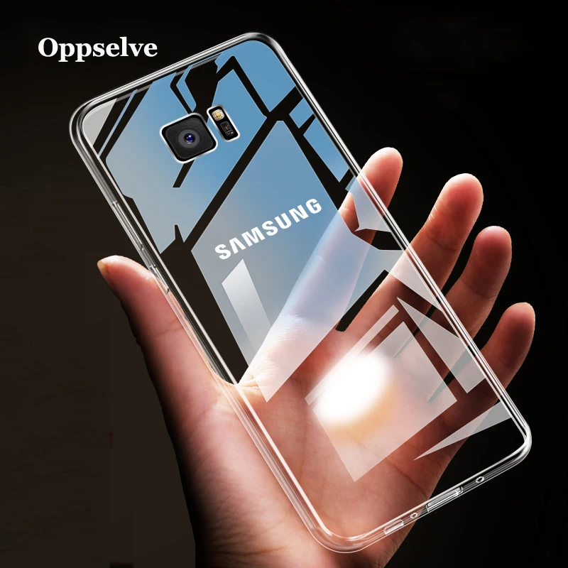 

Oppselve Case For Samsung Galaxy S9 S8 Plus Note 9 8 Capinhas Clear Soft TPU Silicone Cover For Samsung S9 S8 Plus Coque Fundas