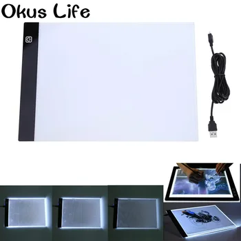 

2019 Newest Ultrathin A4 LED Light Tablet Pad Apply to EU/UK/AU/US/USB Plug Diamond Embroidery Diamond Painting Cross Stitch Kit